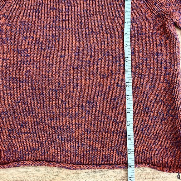 Garnet Hill roll neck cotton sweater - Picture 5 of 5